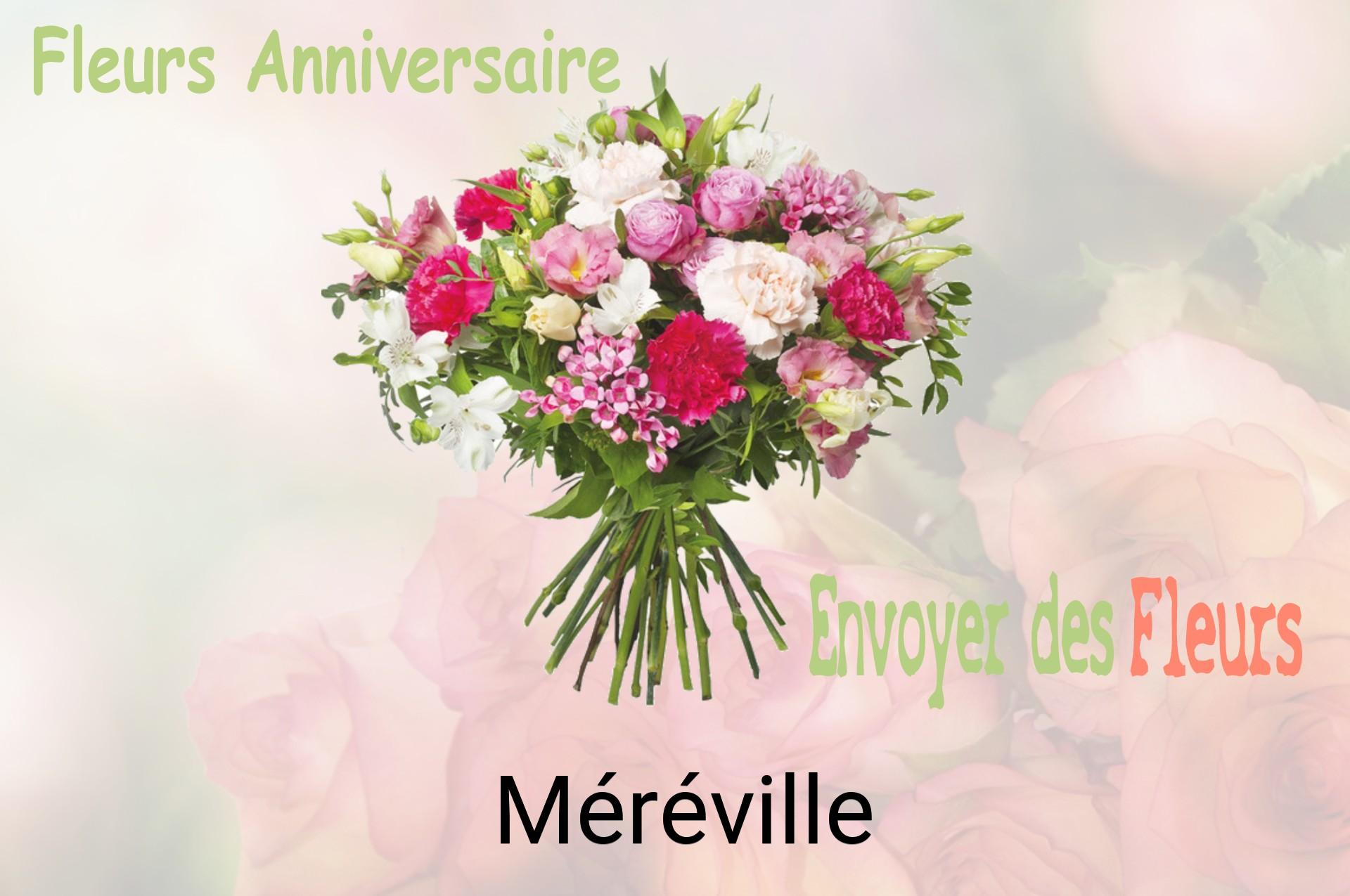 Bouquet de fleurs d’anniversaire livré à Méréville